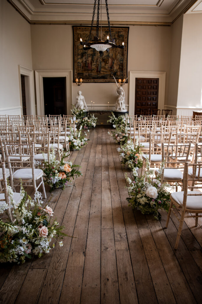Salle des mariages au Elmore Court Gloucestershire en Angleterre